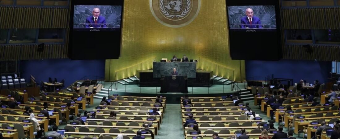 Pashinyan refers to Armenian hostages in Azerbaijan during his address to the UN GA