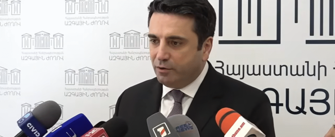 Alen Simonyan: “POWs and hostages must be released before any visits are possible”