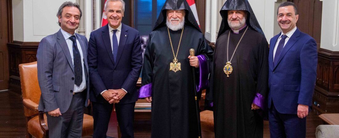 His Holiness Aram I Raises the Issue of Hostages in Meeting with Prime Minister Mark Carney in Ottawa