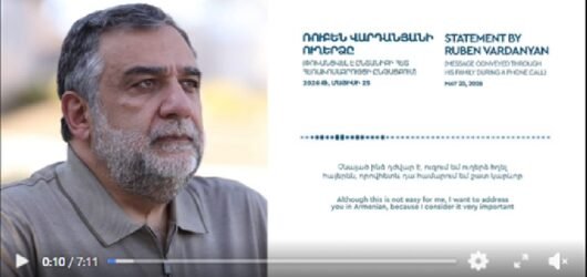 Ruben Vardanyan’s Address to the Armenian People