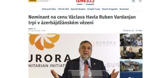 Václav Havel Prize Nominee Ruben Vardanyan Suffers in an Azerbaijani Prison